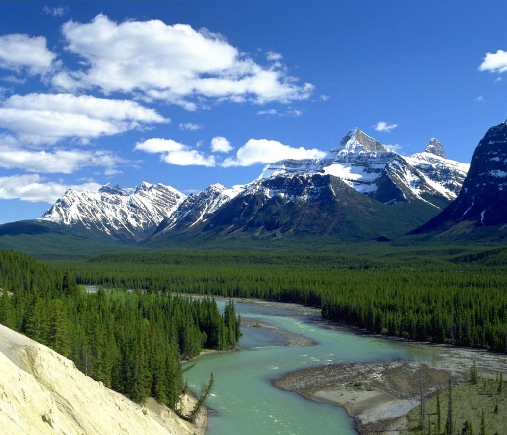 Athabasca River Valley, Jasper National Park