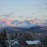 Chugach Mountains viewed from Anchorage