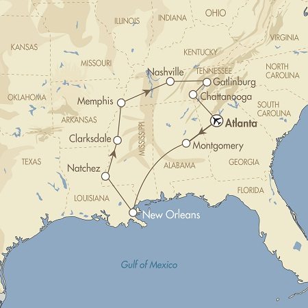 Deep South and Tennessee