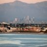 View of Downtown Los Angeles from Redondo Beach
