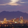 Phoenix skyline at night