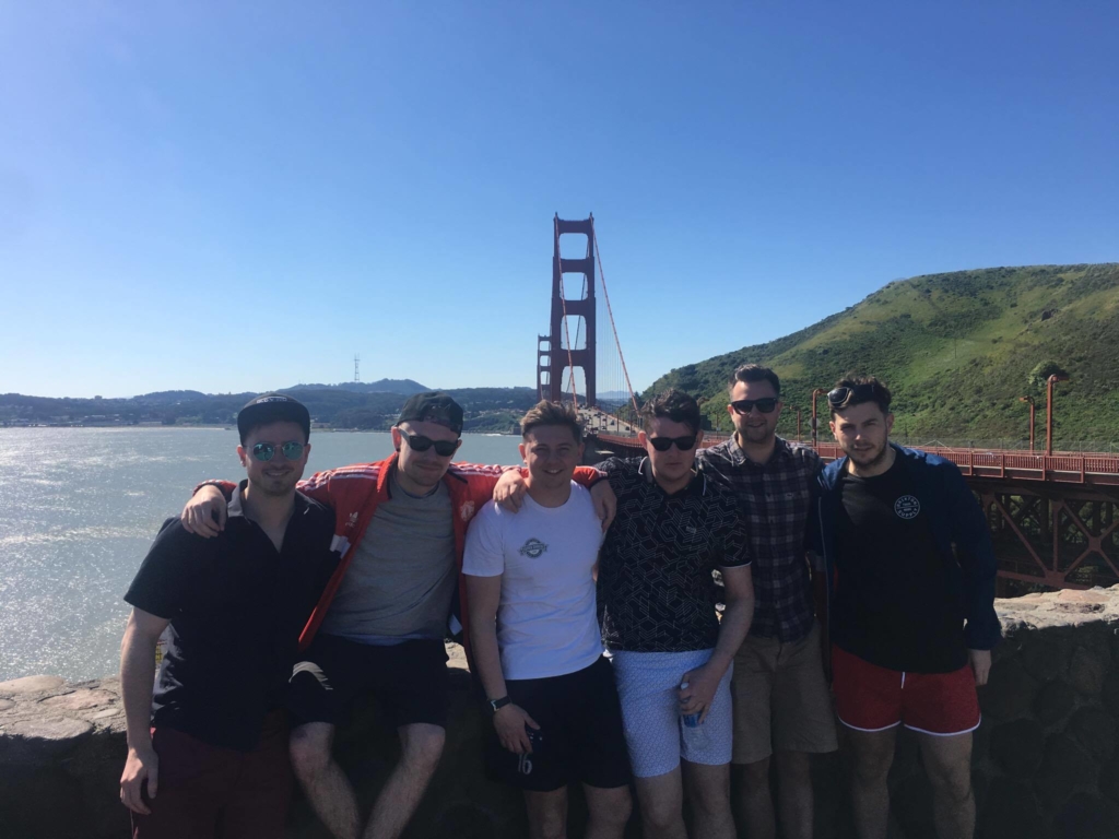 Group photo, road tripping around California