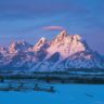 Jackson Hole, Wyoming in winter