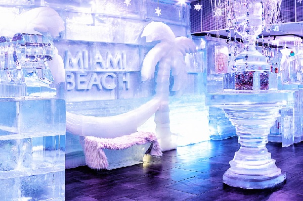 Miami Beach Ice and Fire bar