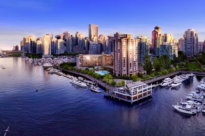 Vancouver City skyline, British Columbia