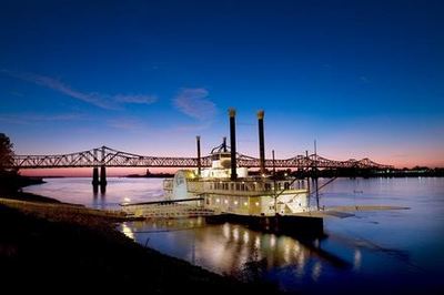 Casino boat on Mississippi River