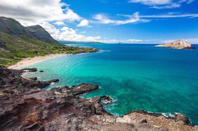 Secluded Oahu beach