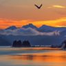 Sunrise in Juneau, Alaska