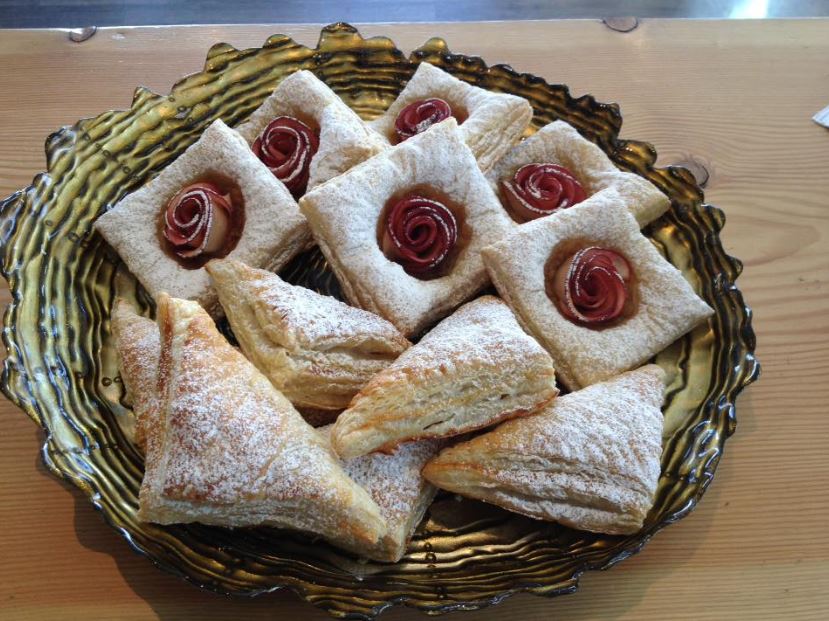 Breakfast pastries at the Bluebird Cafe, Golden